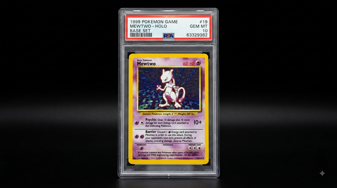 Mewtwo Base Set PSA 10 pokemon card