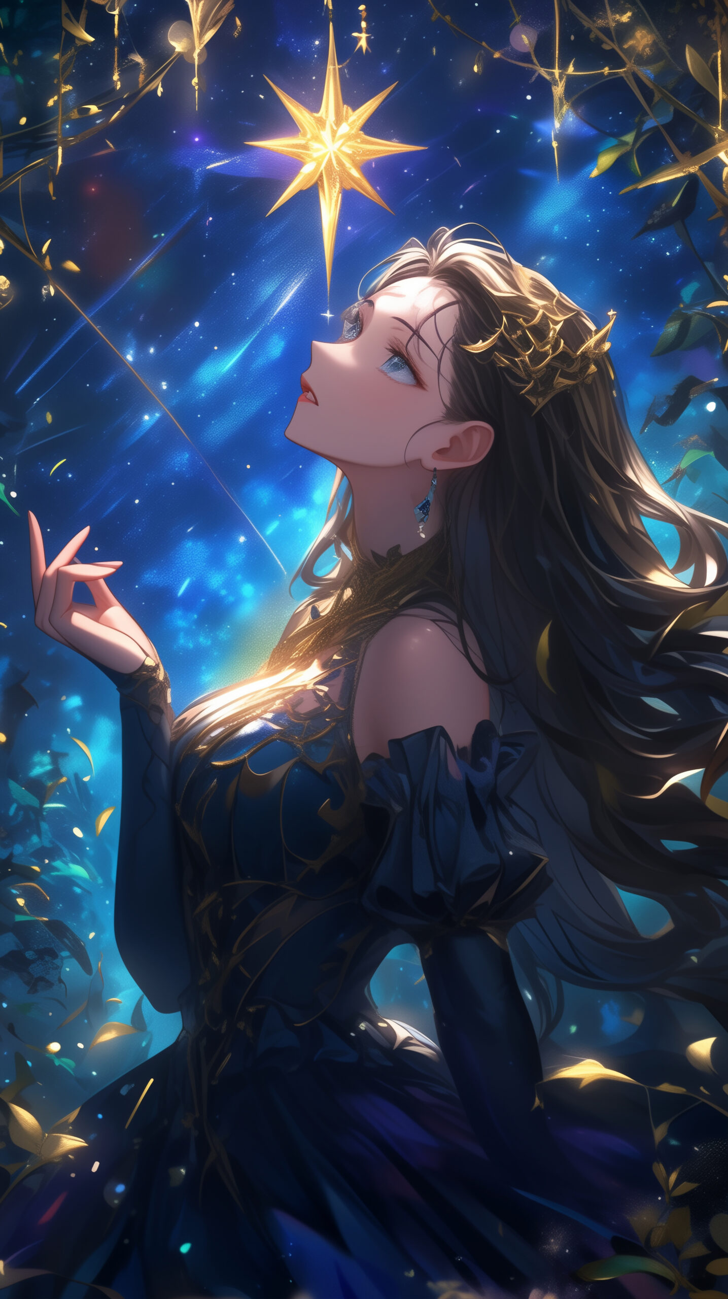 portrait-anime-character-with-stars